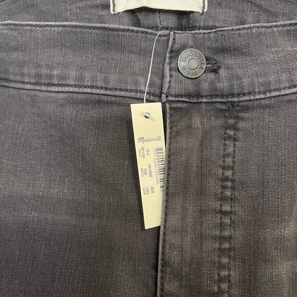 Madewell Women's NWT Gray Raw Hem 9inch High Rise Skinny Jeans Size 37/Plus 24 P - Picture 5 of 12
